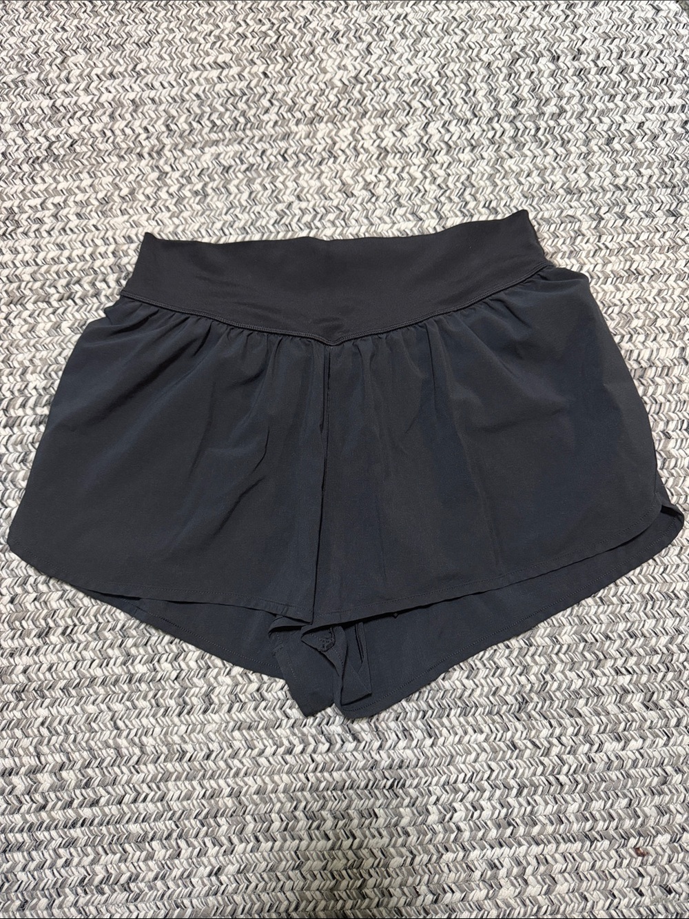 Women's Black Flowy Shorts Offline by Aerie